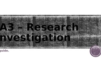 IA3 - Queensland Biology Research Investigation