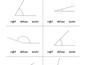 Measuring and Classifying Angles Worksheets