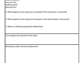 OCR Physics A Chapter 2: 5. Resolving vectors