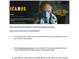 ICARUS- Netflix documentary case study- Contemporary studies PE