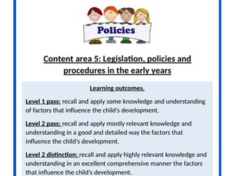 Cache Content Area 5 Independent Workbook