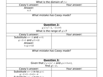 Careless Casey - Algebra III