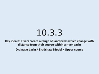 GCSE Geography - River landforms