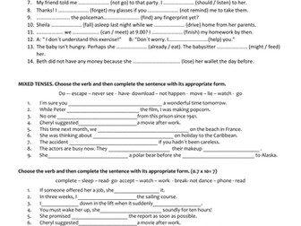 Grammar review. High level