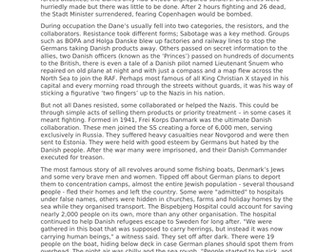 Cover Work - The Danish Resistance