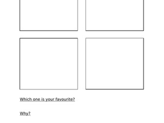 William Morris KS1 Art  Motif Design Sheet