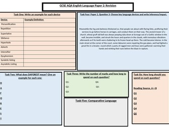 Language Paper 2 Revision