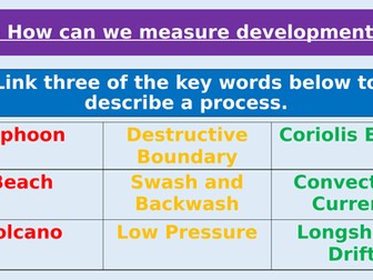 DYNAMIC DEVELOPMENT - OCR B GEOGRAPHY SCHEME OF WORK