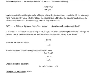 Year 11 IGCSE autumn term revision sheets