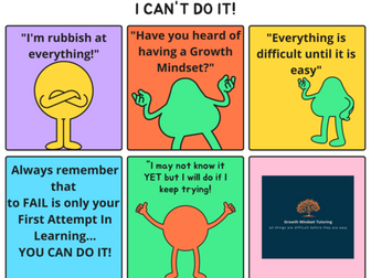 Growth Mindset Classroom Poster