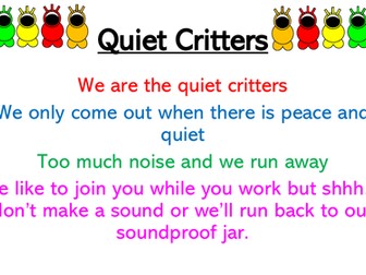 Printable Quiet Critters