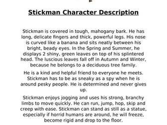 Stickman Character Description