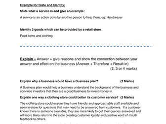 How to answer GCSE Business Questions