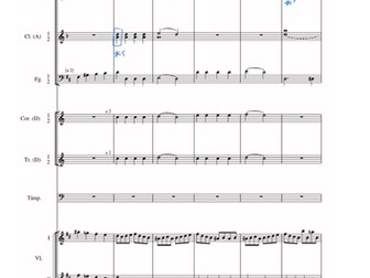 Eduqas Music A Level Haydn 104.1 score questions