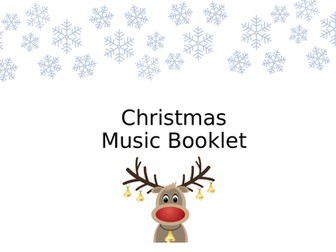 Christmas Keyboard Music Booklet