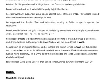 Churchill's early views 1929-40