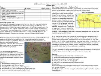 American West Revision Booklet