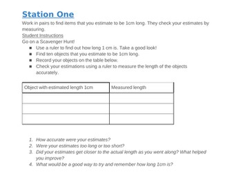 Length Scavenger Hunt