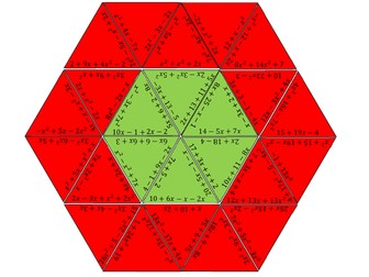 Tarsia Puzzle - Collecting Like Terms