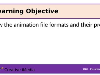 R081 File Formats Presentations