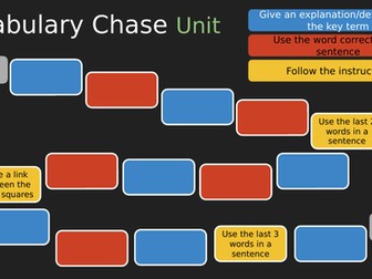 Vocab Chase Template