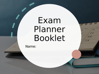 Edexcel IGCSE and CIE Literature exam planner booklet