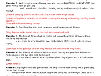 Theseus and the Minotaur Assembly Script