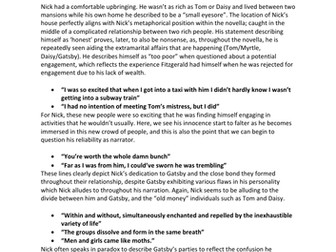 Nick Carraway character quotes