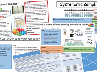 AQA AS/ A- level Sociology Research methods - Sampling methods