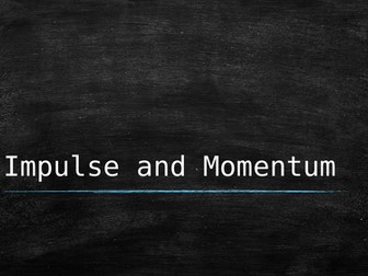 Topic 2.4 Impulse and momentum presentation