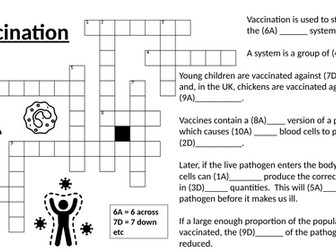 Vaccination Crossword