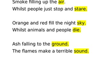 The Great Fire of London Poetry