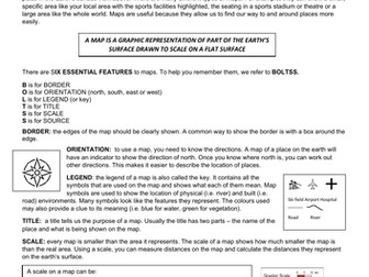 What is a map? Using BOLTSS - elements of maps