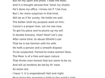 Othello - Act 1 Scene 2 and 3