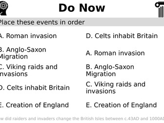 KS3 - Migration through time Celts and Romans