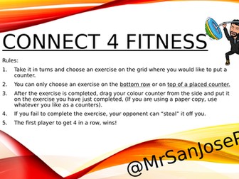 Connect 4 Fitness Game