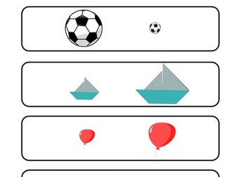 Comparing Objects Worksheets