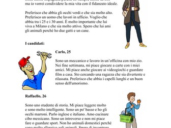 Congiuntivo: Il fidanzato perfetto Lettura | Italian Subjunctive Reading