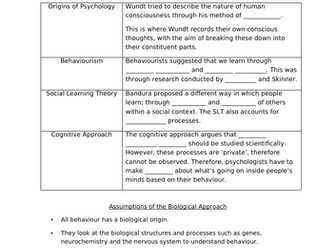 Biological Approach