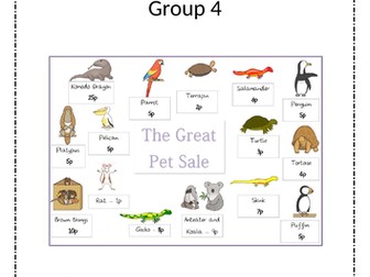 Group 4 Money Booklet