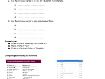Education and Globalisation - A-Level Sociology