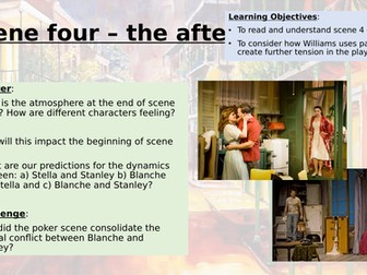 A Streetcar Named Desire - Scene 4 and Exam Review