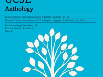 IGCSE english language *annotated* anthology