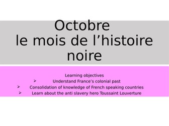 Histoire noire - Toussaint Louverture
