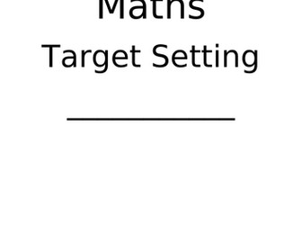 Maths Target Setting Success Criteria
