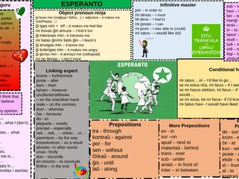 Esperanto Literacy Mat