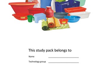 Design Technology Polymers Revision Pack