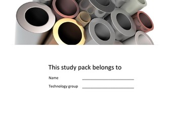 Design Technology Metals Study Pack