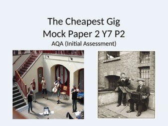 AQA GCSE English Paper 2 Cheapest Gig