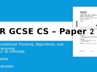 OCR GCSE Computer Science Paper 2 Revision Slides